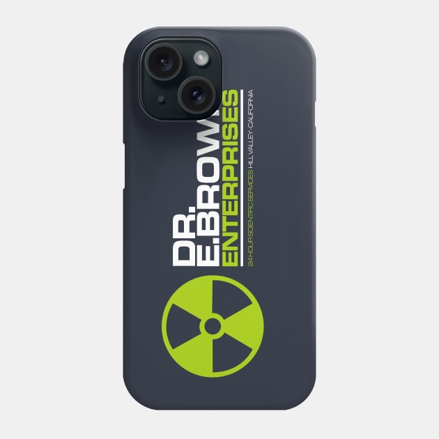 Back to the Future Dr. E. Brown Enterprises Phone Case by Meta Cortex