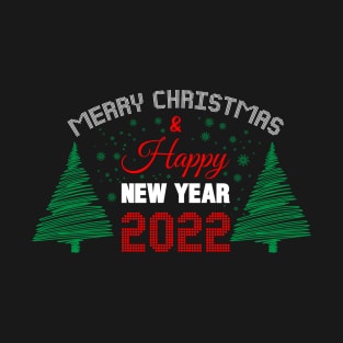 Merry Christmas & Happy New Year 2022 T-Shirt