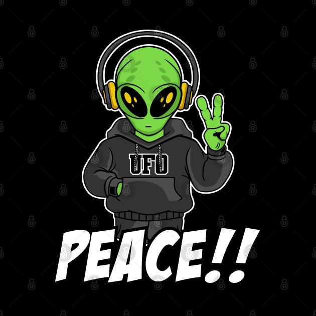 ALIEN PEACE IMAGE by beanbeardy