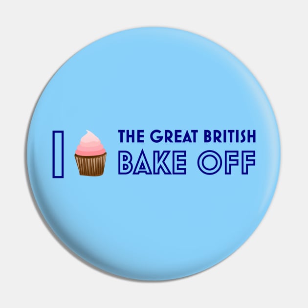 I <3 the Great British Bake Off Pin by firelighter