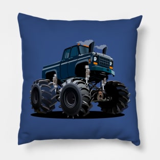 Cartoon monster truck Pillow