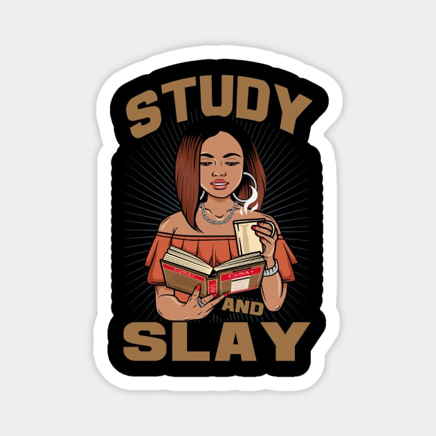 Study and Slay - Cybersecurity Analyst Magnet by DFIR Diva