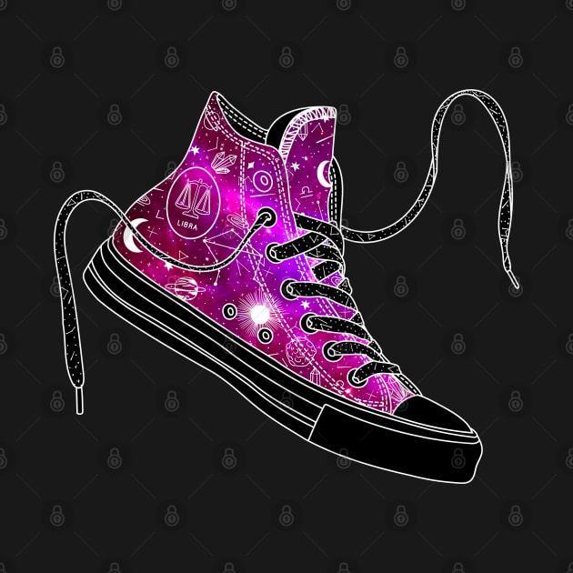 Libra high tops - Space canvas by MickeyEdwards