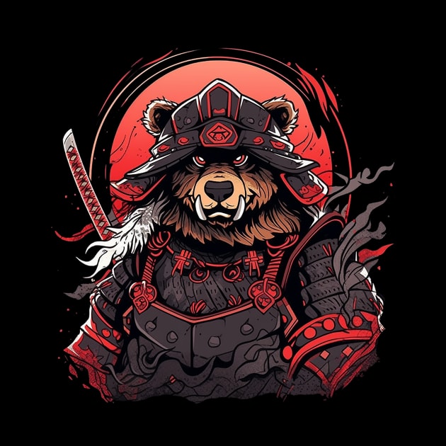 samurai bear by fancy ghost