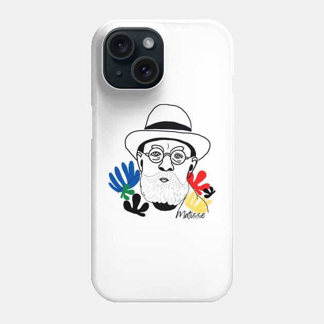 Henri Matisse Phone Case by JustStewin'Art