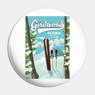 Girdwood Alaska to ski Pin