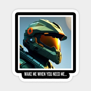 Halo game quotes - Master chief - Spartan 117 - BQ01-v4 Magnet