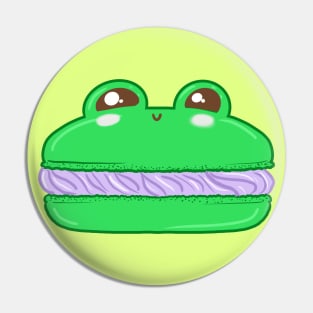 Frog Macaron Pin