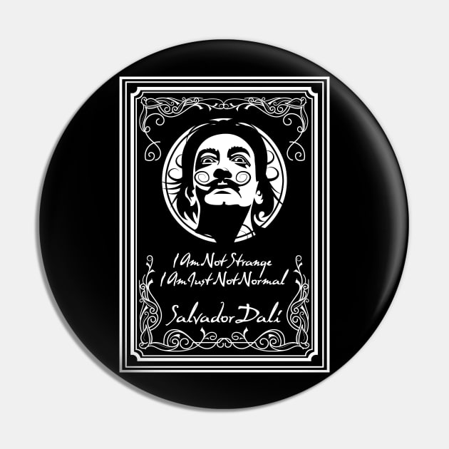 Salvador Dali Quote Design Pin by HellwoodOutfitters