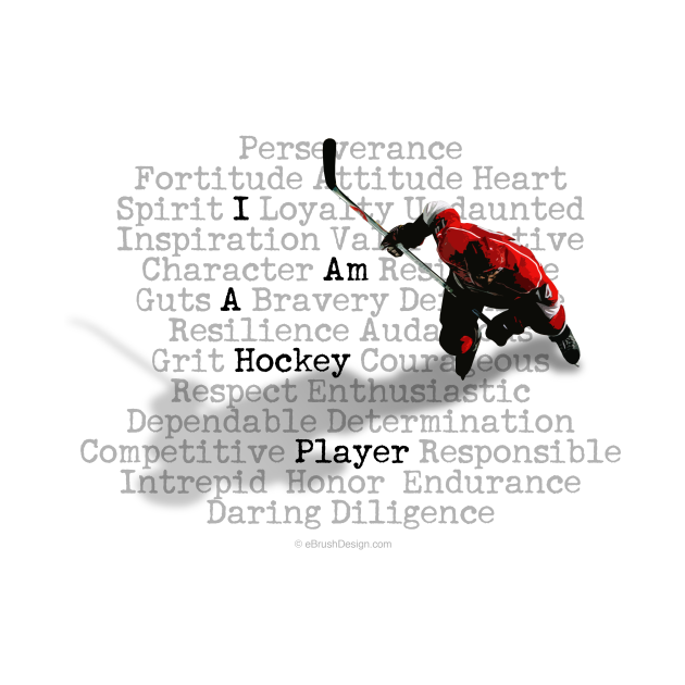 Discover I Am A Hockey Player - Hockey Player - T-Shirt