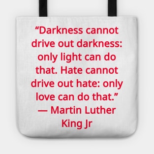 MLK Quote Tote