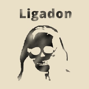 Madeline Usher promoting Ligadon - Headache T-Shirt