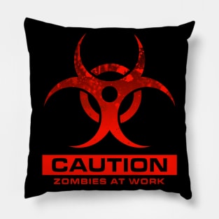 Zombies at Work Pillow