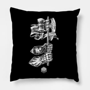 Banner d&d Pillow