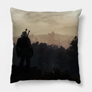 Sunset over Velen Pillow