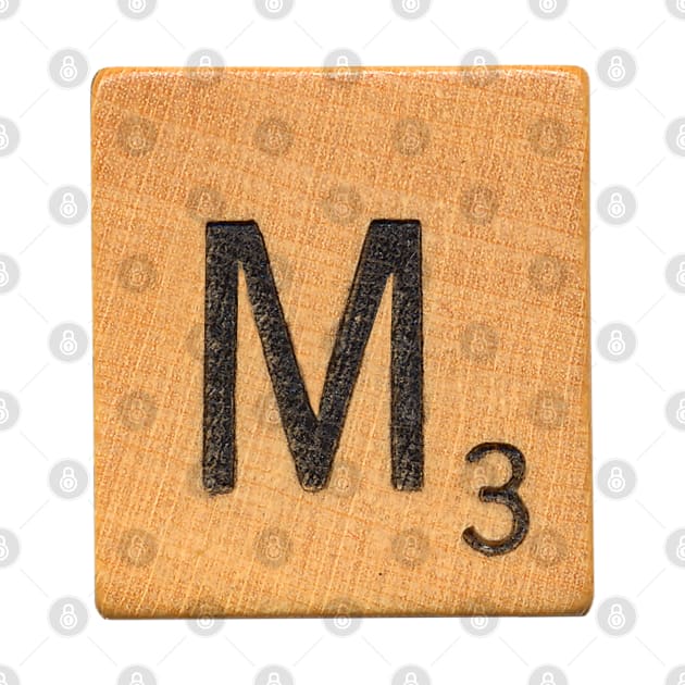 Scrabble Tile 'M' by RandomGoodness