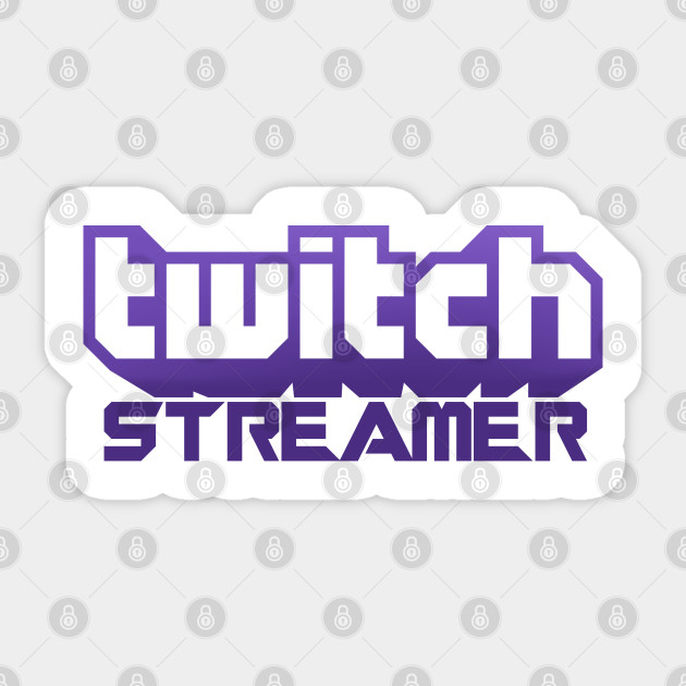 Twitch Streamer Gamer D3 Designs Twitch Streamer Logo Sticker Teepublic Uk