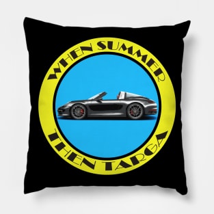 Summer Targa - Porsche Targa Pillow