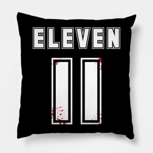 Eleven 11 - Back Print Pillow