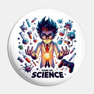 Chemical Concoction: 'Game On, Science' Theme Pin