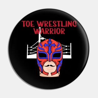 Toe Wrestling Warrior Pin