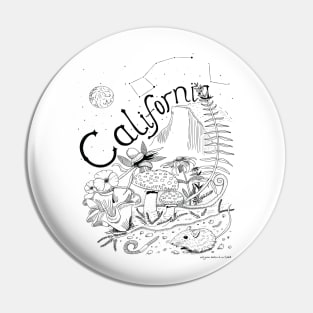 California Ecosystem with Half Dome Pin