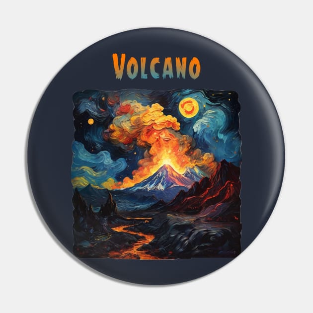 Volcano Pin by Moulezitouna