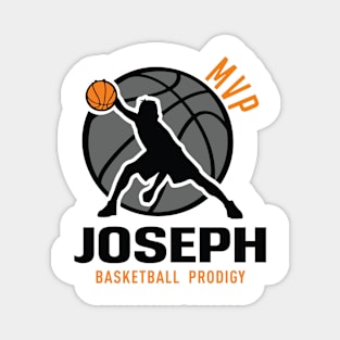 Joseph MVP Custom Player Basketball Prodigy Your Name Magnet