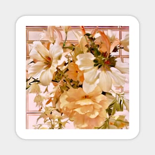 Autumn Colored Floral Magnet