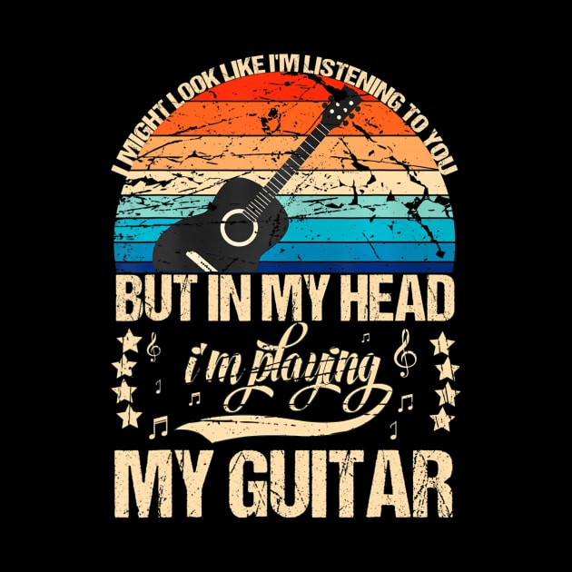 I Might Look Like I'M Listening To You Funny Guitar Music by mccloysitarh