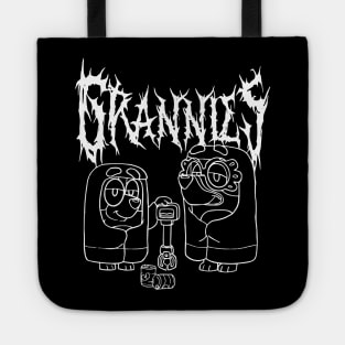 Death Metal Bluey Grannies Rita & Janet Tote