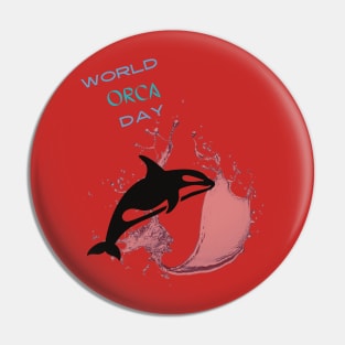 World Orca Day Pin