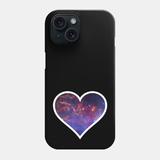 Cosmic Space Heart Phone Case by bumblefuzzies