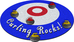 Curling Rocks Curling Circle Ice Curling Stone Magnet