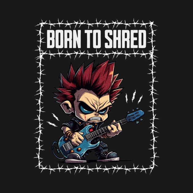 Chibi Metal Guitarist: Born to Shred | Powerful Rock by Critter Chaos
