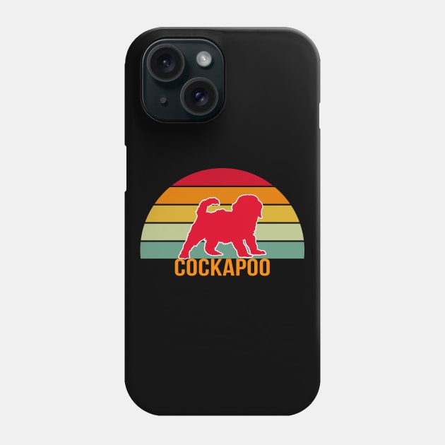 Cockapoo Vintage Silhouette Phone Case by khoula252018