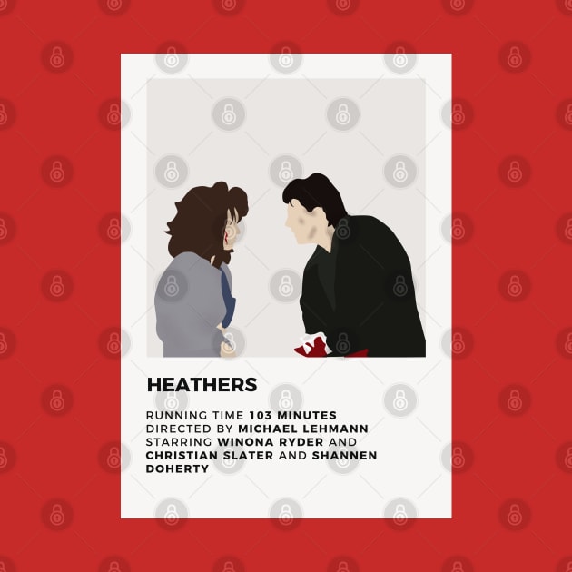Heathers Minimalist Poster by honeydesigns