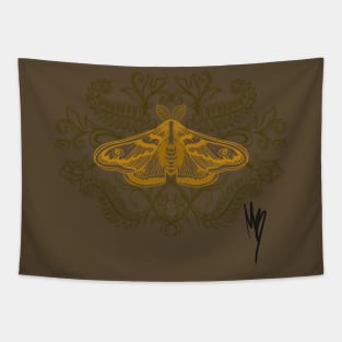 Art Deco design with gold bug Tapestry