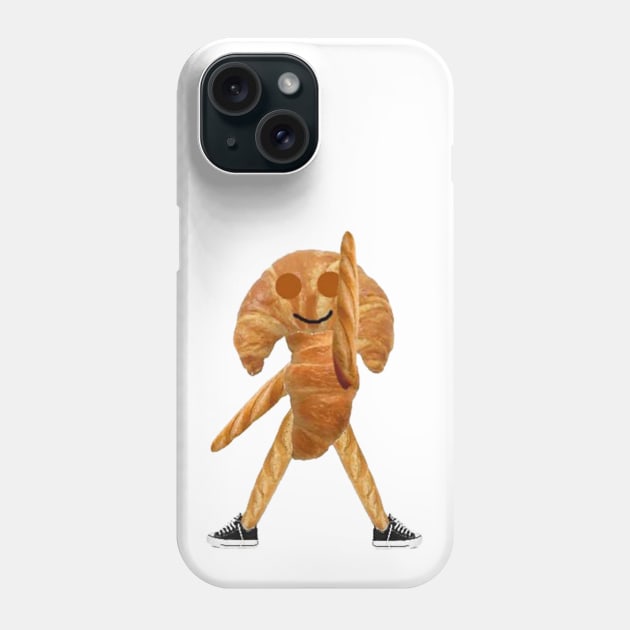 Croissant Boy Phone Case by hangryyeena