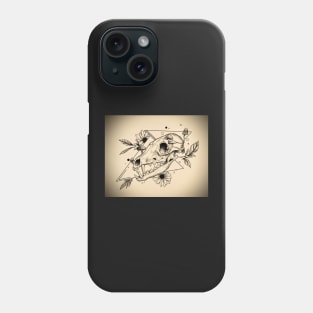 Fox skull Design Phone Case