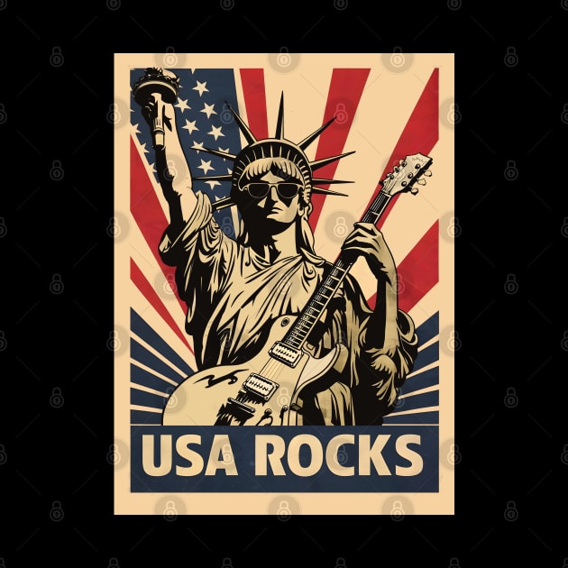 USA ROCKS by BishBashBosh