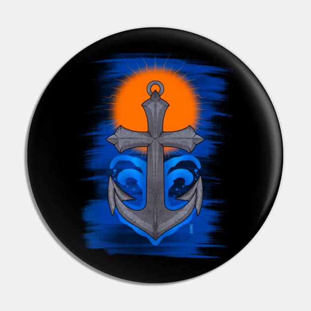 Mariners cross Pin by Chillateez 