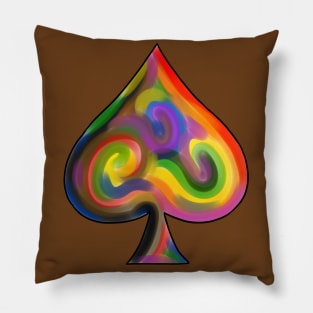 Proud Aces: PoC Rainbow Pillow