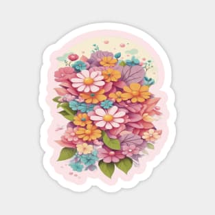 Blooming Flowers Magnet