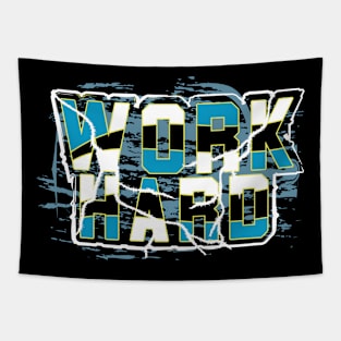 Work Hard Motivational And Inspirational Tapestry