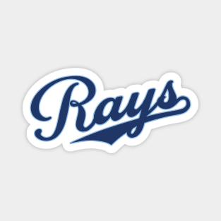 Tampa Bay Rays Script by Buck Tee Originals Magnet