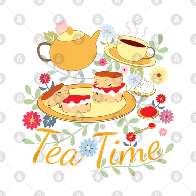 Tea Time by LulululuPainting