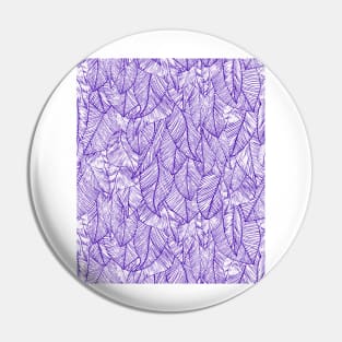 Purple Feather Angel Wings Print Pin