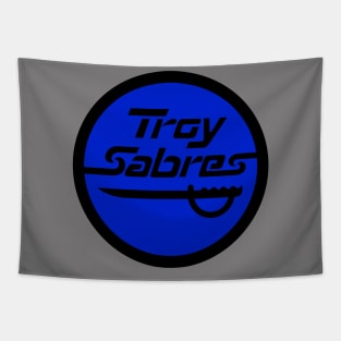 Defunct Troy Sabres Hockey 1987 Tapestry