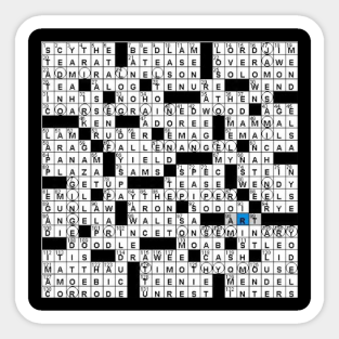Crossword Stickers | TeePublic